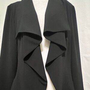 Bisou Bisou Black Draped Blazer